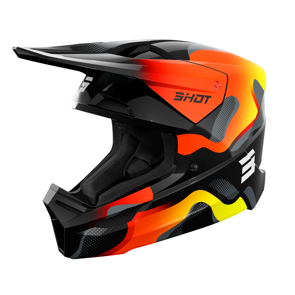 SHOT Furious | Zebra Neon Yellow Glossy