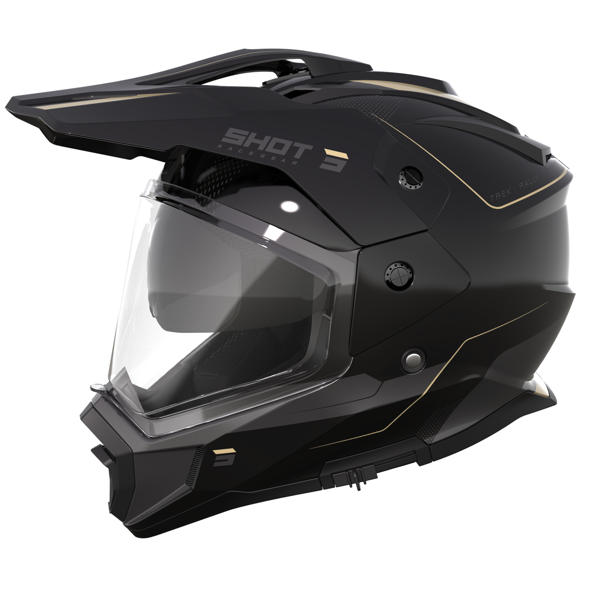 SHOT Trek Max Vision | Rally Black Sand Glossy