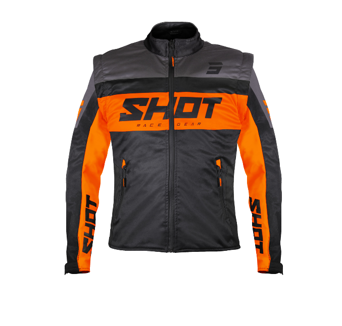 Softshell Lite Black Orange