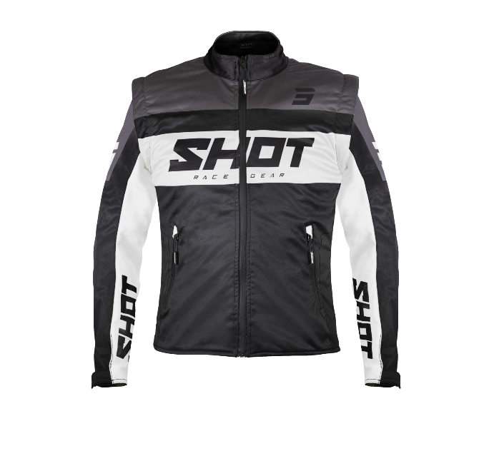 Softshell Lite Black White