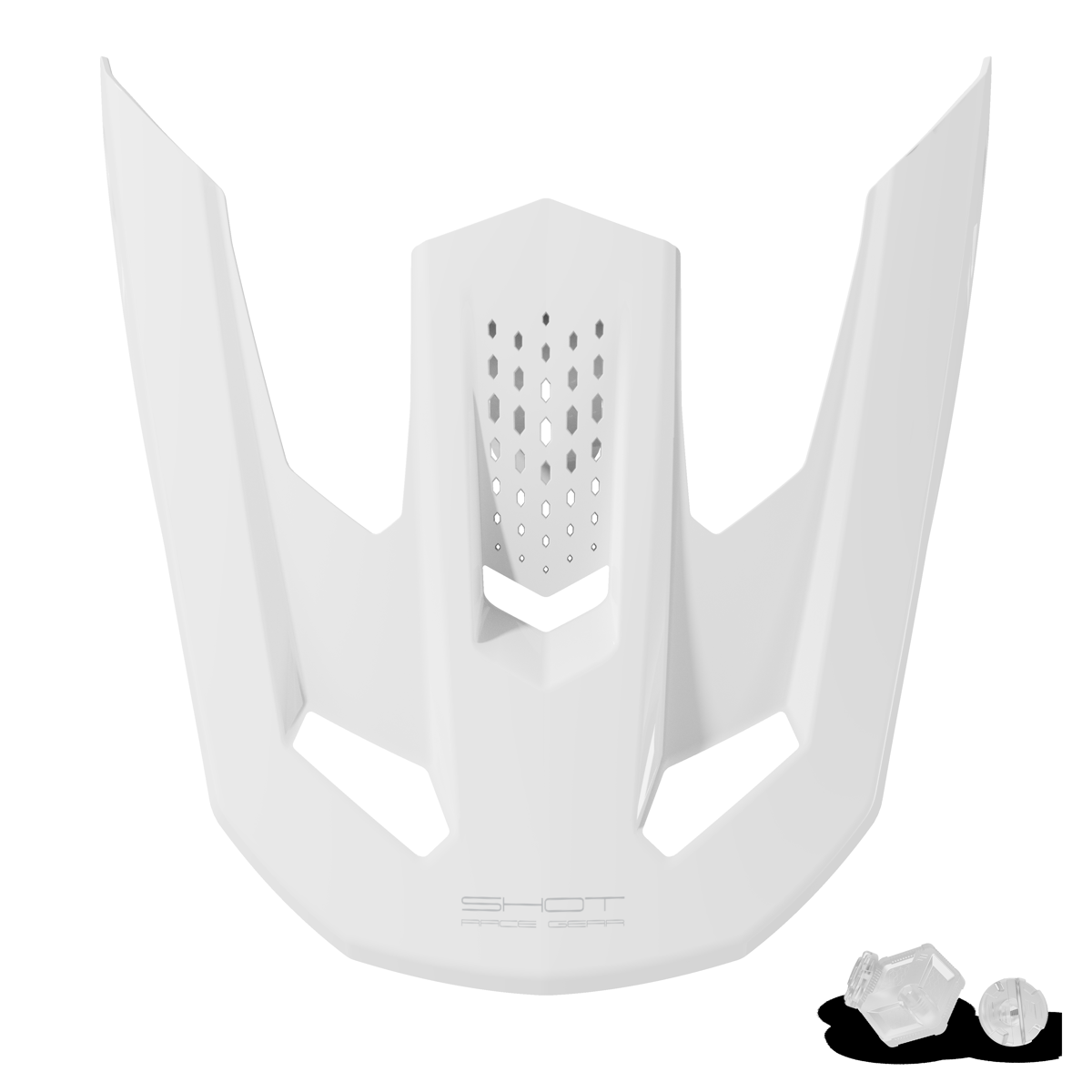 SHOT Visera Speed | Solid White Glossy